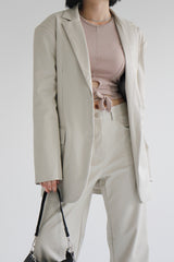エンボレザージャケット/Embo Leather Jacket (2color)
