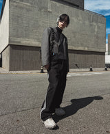 ルシッドクロップラップブレザー / [自主製作] Lucid crop wrap blazer (2 color)