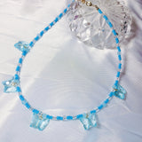 Butterfly beads necklace
