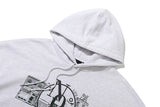 ロマンティックストリートナンバー9フーディー / ROMANTIC STREET NO9 HOODIE_LIGHT GREY