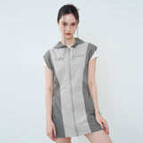 [NF] UTILITY TWO TONE STRING ONE PIECE (LIGHT GRAY)_F23QD847