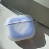 Blue - Chocolate Heart AirPods Case_matt