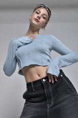 WテリーTシャツ / w terry T (sky blue)