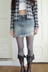 ラバークロップチェックシャツ / Rubber Crop Check NB (2 colors)