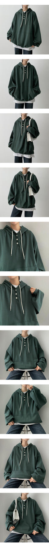 サンバーボキシーボタンフードアノラック / San Burboxy Button Hood Anorak