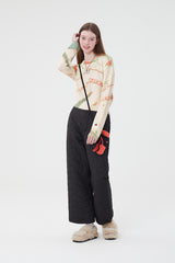 チェリープリントニット／CHERRY PRINT KNIT [GREEN]