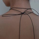 ハートストリングネックレス / heart string necklace