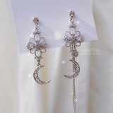  Art Nouveau Moon Earring (Billlie Tsuki, Park Eunbin, Apink Eunji Earring)