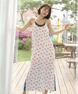 ブルーチェック&ローズドレス / blue check & rose dress (4506537427062)