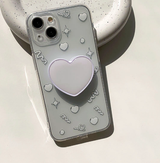グルーミングパーティーホワイトフォーンケース / Grooming Party White Phone Case