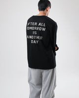 バックレタリングオーバ－Tシャツ