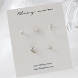ムーントウィンクルピアスセット / [5 set] moon twinkle piercing set