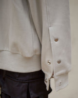 ボタンスリーブフーディー/ BUTTON SLEEVE HOODIE (4578389819510)