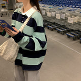 [Bellide made] Stripe Long Sleeve T-shirt