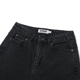 CHERRY BOOTS CUT DENIM PANTS [CHARCOAL] 