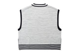 サイドボタンワイドベスト/SIDE BUTTON WIDE VEST_LIGHT GREY