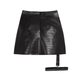 レザーガータースカート / Leather Garter Skirt (4573562404982)