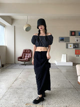 ワコサマーストローバンジーバケットハット / Wako summer straw bungee bucket hat