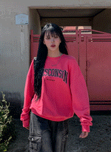 (UNISEX) ウィズピグメントスウェットシャツ