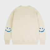 [UNISEX] Elbow SKY Cloud Drawing Smile Sweatshirt