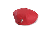 13フェイクレザーベレー帽 / 1 3 fake leather beret