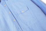 ユーティリティポケットオックスフォードシャツ / UTILITY CURVED POCKET OXFORD SHIRT SKYBLUE (6554666827894)