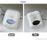 Rabbit Balloon pang-pang AirPods Case_Jelly