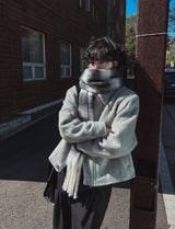 モヘアベリーハーフジャケット
