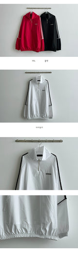 ニアーラインハーフジップアップアノラックトラックトップス / Near Line Half Zip-Up Anorak Track Top
