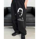 フェイスロゴロングワイドパンツ / FACE LOGO LONG WIDE PANTS 3COLOR