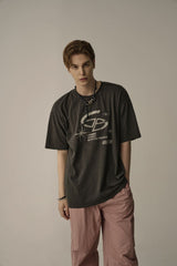 PIGMENT STARLIGHT T-SHIRTS(CHARCOAL)