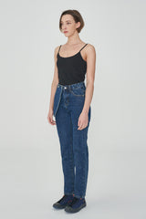 ストレートフィットスナップポケットデニムパンツ / STRAIGHT FIT SNAP POCKET DENIM PANTS [6888]