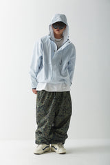 ワイドフーディージャケット/BSR2223FWJK048 WIDE HOODED JACKET SKY