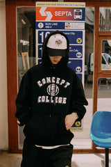 クラシックビッグロゴパーカ・ブラック［ユニセックス］/ Classic Big Logo Unisex Black Hoodie