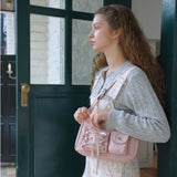 Ribbon hobo bag_pink