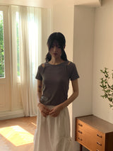 ピクトレイヤードショルダートゥーム半袖Tシャツ