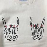 HAND SIGN SWEAT SHIRT CREAM (6614600384630)