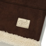CHERRY SUEDE MUSTANG JACKET [DARK BROWN]