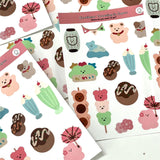 トラベリンインジャパンステッカー/chanibear Traveling in Japan sticker