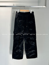 [UNISEX] ウォッシングコーデュロイカーゴジョガーワイドパンツ