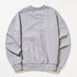 ピーチエンボスドプリントスウェットシャツ / PEACH EMBOSSED PRINT SWEATSHIRT_MELANGE GRAY