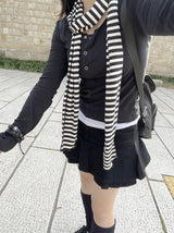 デニムカンカンミニスカート / Dark Blue Denim Cancan Mini Skirt