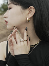 no.13 ゴールドピアス/no.13 earring gold