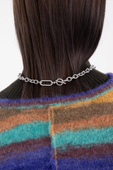 ヘビーアンドチャンキーミックスチェーンネックレス/[Unisex] Heavy and chunky mix chain necklace