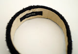 ツイードパールカチューシャ/tweed pearl hairband black
