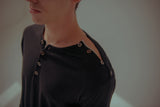 フロントサイドスリットニットシャツ / Front_Side Slit Knit Shirt (4445023895670)