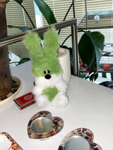 Green rabbit key ring