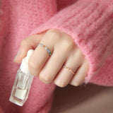 [CCNMADE] 菊 Silver Ring (Deep-Green) (6691809034358)