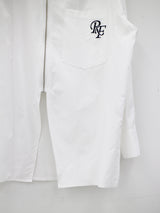 Zip-up lettering shirt (2color)