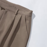 バックポイントツータックスラックス / BACK POINT TWO TUCK SLACKS - BEIGE